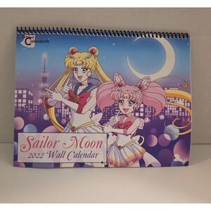 Sailor Moon 2022 Wall Calendar Anime Artwork Out of Date Preowned